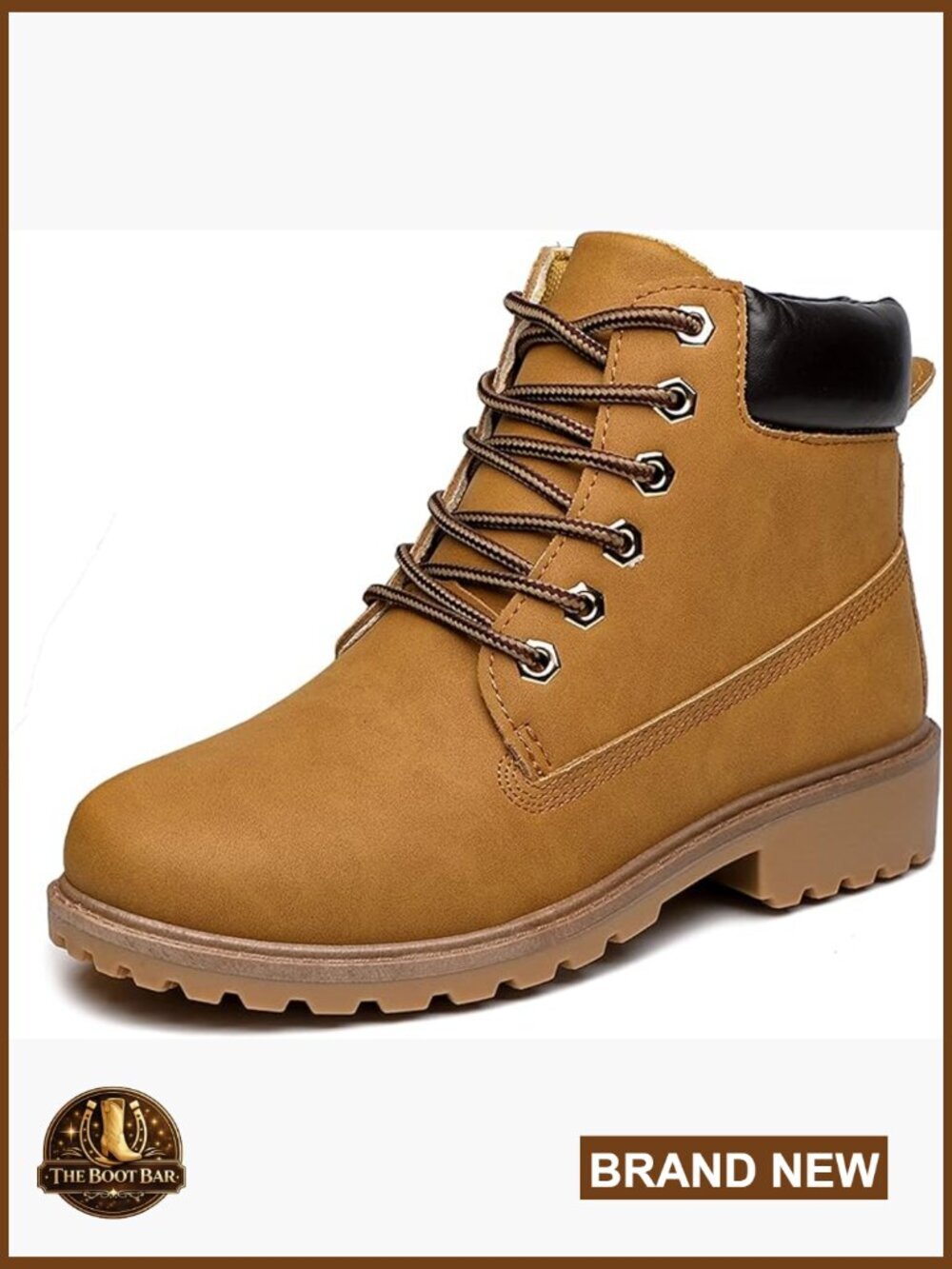 Women's Waterproof Hiking Work Boots Lace-Up Ankle Booties Lightweight